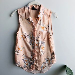 H&M | Floral sleeveless top